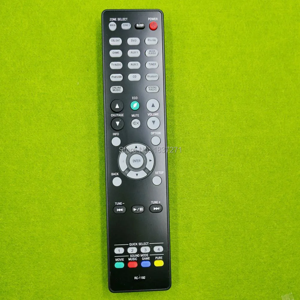 

Remote Control RC-1192 for Denon AVR-X2200W AVR-X3200W AVR-S510BT AVR-S500BT VR-X510BTBK AVR-S510 AVR-X510BT av receiver