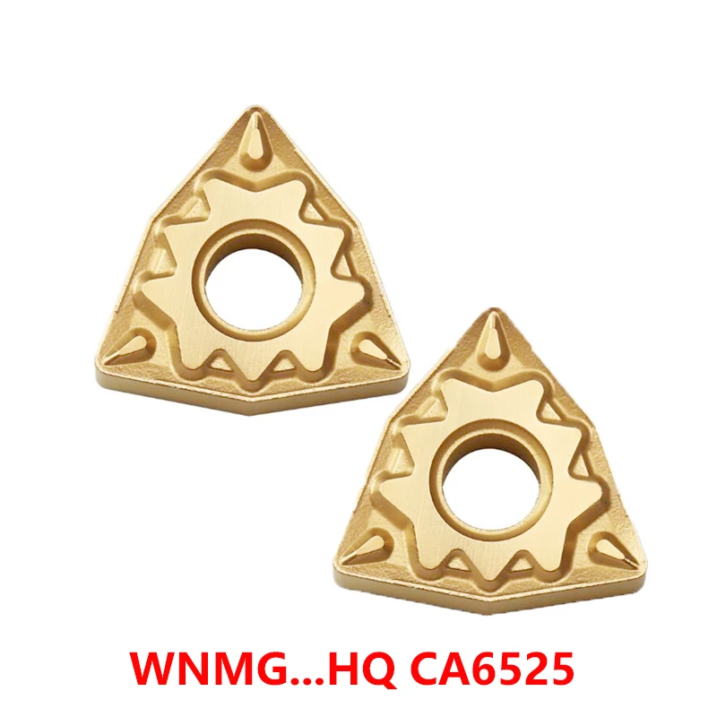 Original Carbide Inserts WNMG080404 HQ WNMG080408 HQ CA6525 WNMG080404 WNMG080408 WNMG 080404 080408 Lathe Cutter Turning Tools