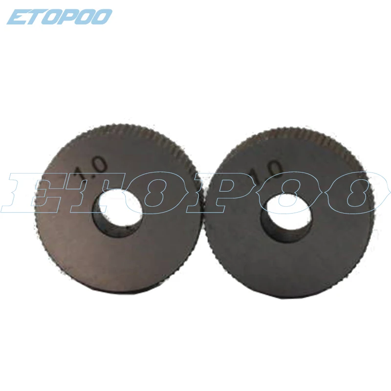 Imagem -05 - Roda Serrilhada Linear Antiderrapante de Aço de Alta Velocidade para Torno de Metal Volante Único e Reto 1.0 mm 1.5 mm 2.0 mm e 3.0 mm