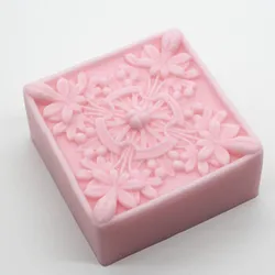 Flower Handmade Soap Mold Classic DIY Natural Soap Making Molds Scented Candle Mold Aromatherapy Gypsum Plaster Molds Cake Decor