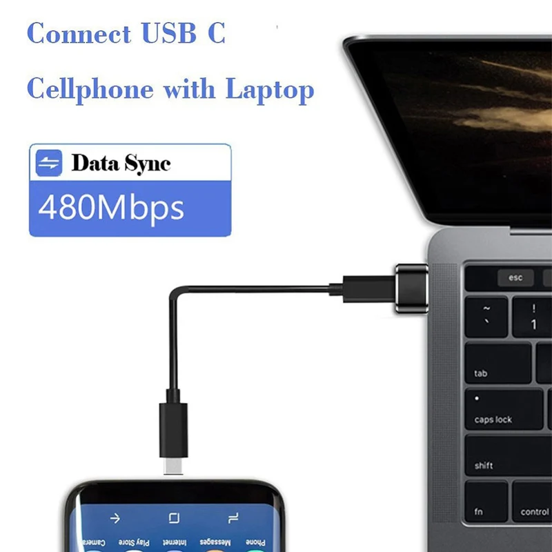 Mini type-c na USB 3.0 typ A Adapter do iPhone Xiaomi 11 10 10T Pro Ultra akcesoria typ C Adapter kabla konwertera danych