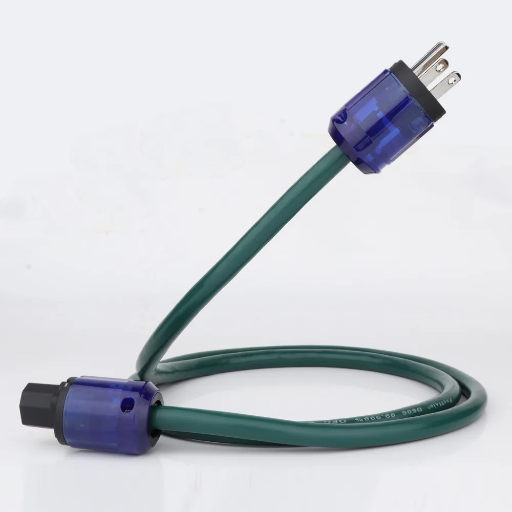 

Preffair D506 High Purity OFC Copper Power Cable Conductor Power Line Audio EU/US Power Cord Cable