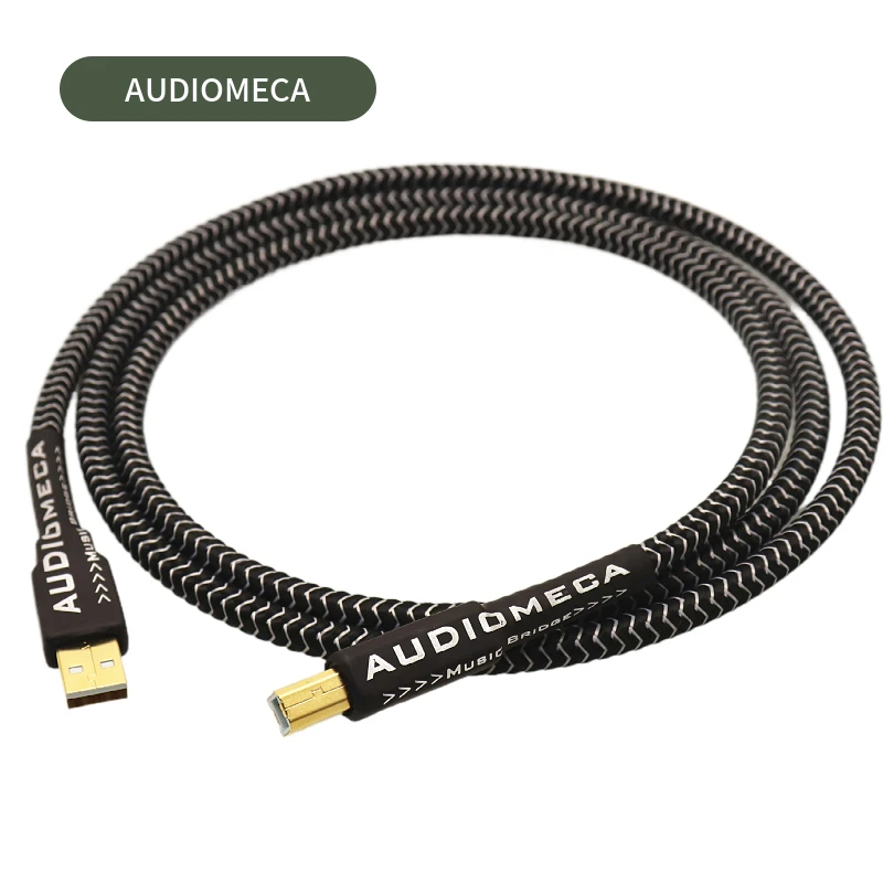 Decodificatore DAC Audiomeca hifi placcato argento cavo dati scheda audio USB 2.0 cavo audio