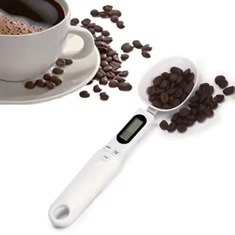 500g/0.1g Kitchen Scale LED Digital Measuring Spoons Scale Electronic Spoon Weight Volumn Food Scale Measuring Tool