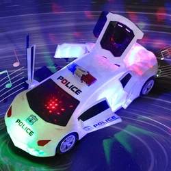 Electric Dancing Rotating Car Music Deformation Rotating Universal Car Toy For Boy Toy Child Kid Christmas Birthday Gift