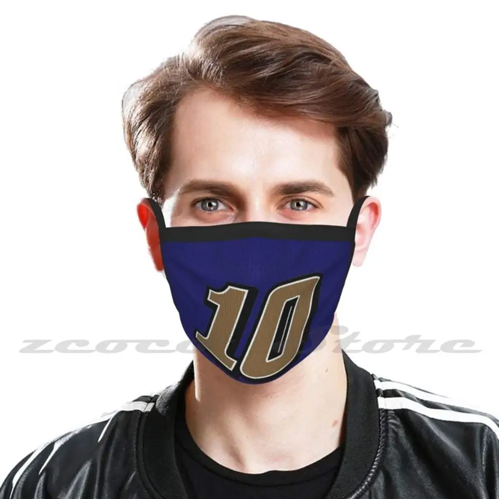 Masque filtrant Aric Almirola, classique, lavable, tendance, personnalisé, Pm2.5, masque de course amusant, numéro 10