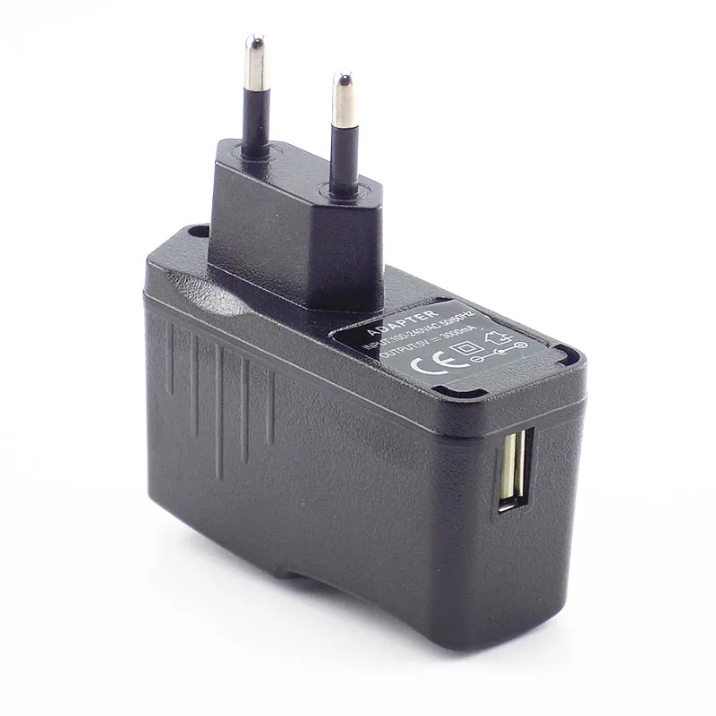 DC 5V 0.5A/1A/2A/3A 3000ma USB konwerter portów ładowania Adapter do zasilacza ue AC do DC 2000ma dla LED diody na wstążce telefon