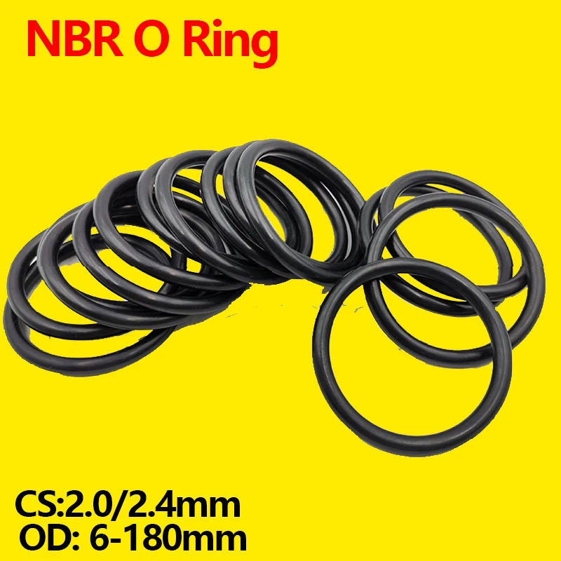 WD CS 3,1mm 3,5mm Außendurchmesser 9mm - 360mm Nitril-Butadien-Kautschuk NBR Dichtungsring Reparatur-Skelett Öldichtung Dichtung O-Ring Dichtungsscheibe – Detail 7