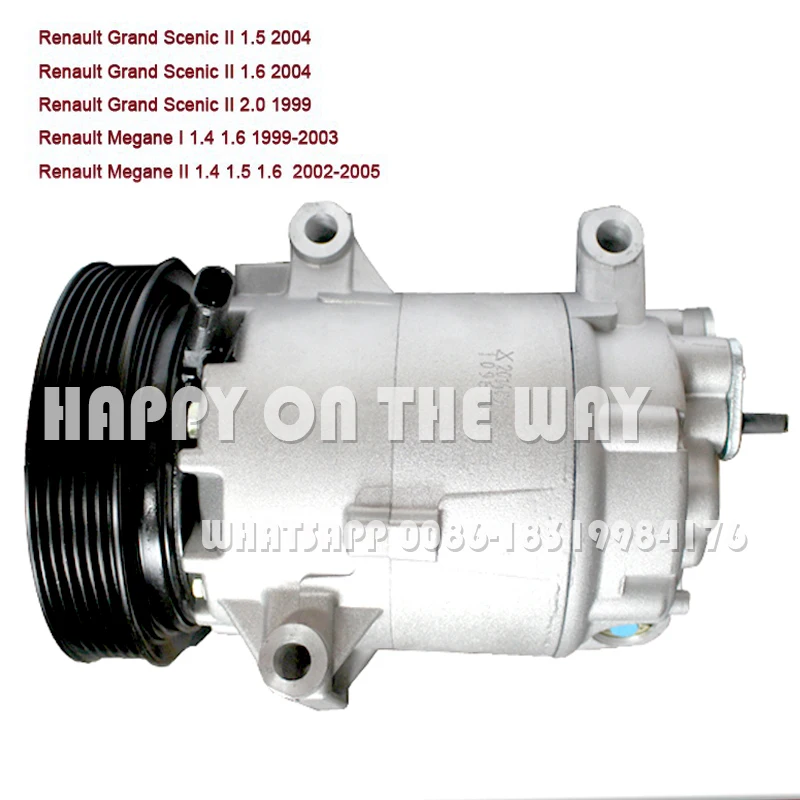 

For Renault megane ac compressor Renault Megane II 1.4 1.5 1.6 Megane I 1.4 1.6 rand Scenic II 8200050141