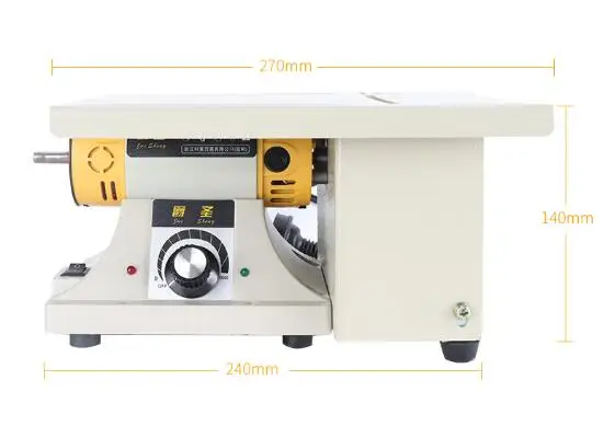 Multi-function Table Grinder Carving Beads Polishing Beeswax Cutting Small Bead Punching Machine 800D