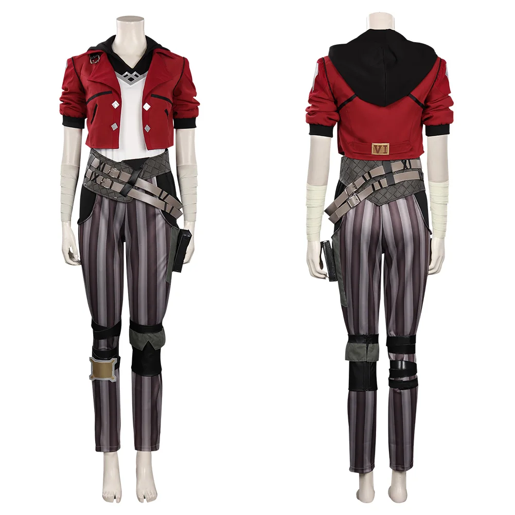 

Vi Caitlyn The Sheriff Of Piltover Cosplay Costume Coat Pants Arcane LOL Outfits Women Role Play Clothes Halloween Carnival Suit