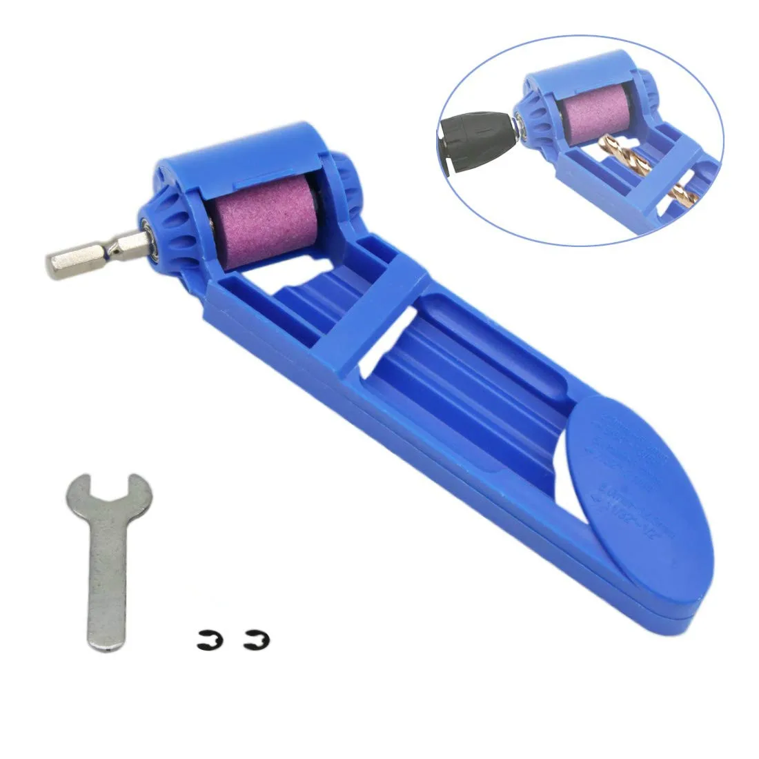 Portable Corundum Drill Bit Grinding Wheel Drilling Sharpener Powered Hand Tool Parts For 2-12.5mm Metalworking