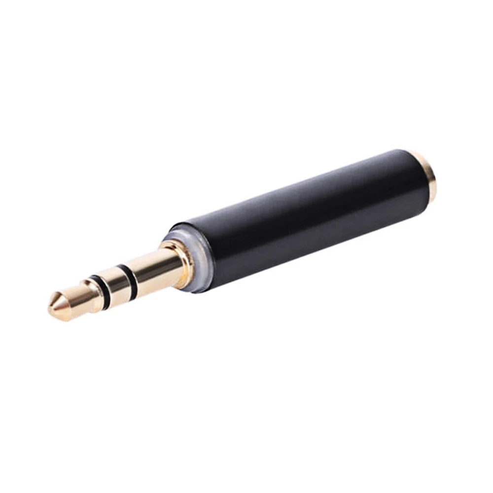 Adaptador de Audio estéreo TRS macho a hembra, 3,5mm, 3,5mm, 4 polos macho a 3,5mm, 3 polos hembra, chapado en oro