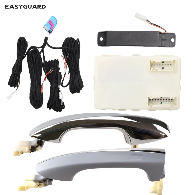 EASYGUARD touch entry Induction lock unlock car door fit for BENZ W212,W213,W205,W221,X253, C,E class door handle with chrome