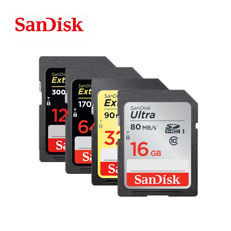 

SanDisk Extreme Pro Memory Card SDHC/SDXC SD Card 512GB 256GB 128GB 64GB 32G Class10 U1 U3 4K 16G memoria Flash Card for Camera