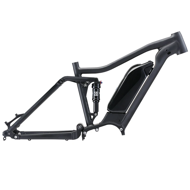 HEPPE Mountain Bike Frame AM Frame E-bike Frame 27.5/29ER MTB DH Frame Aluminum Alloy Hybrid Bike Frame Black E-bike Motor G510