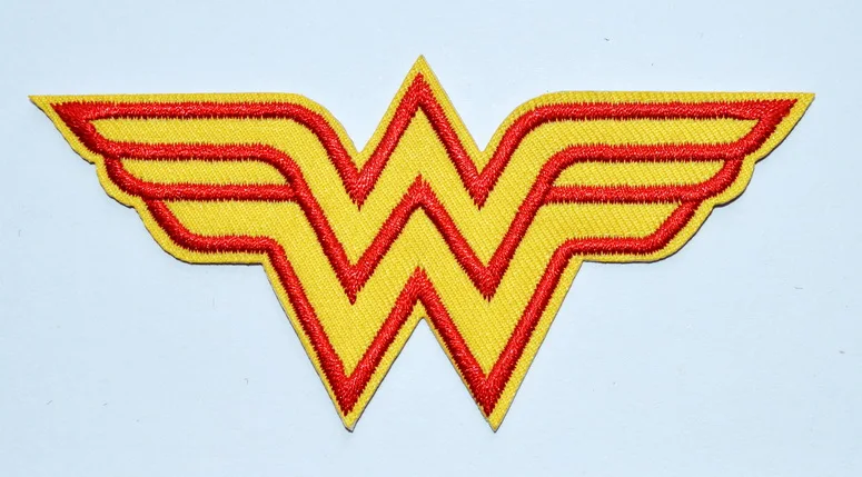 1x Wonder Super hero Women Prop Uniform TV punk rockabilly Iron On patch (≈ 10.5 * 8 cm)