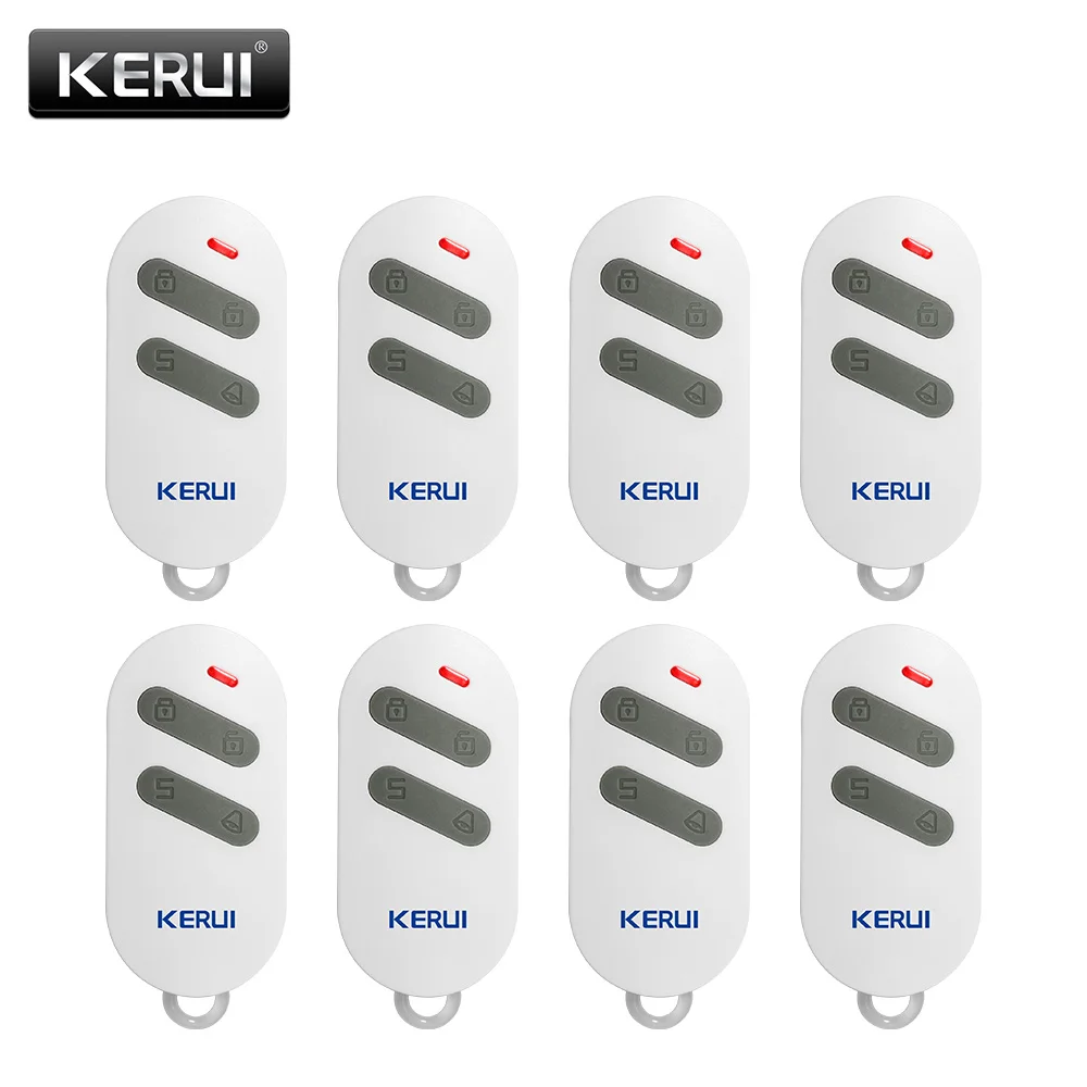 KERUI RC532 Wireless Portable Remote Control 4 Buttons Controller for KERUI G18 G19 W1 W2 K7 Home Security Alarm System