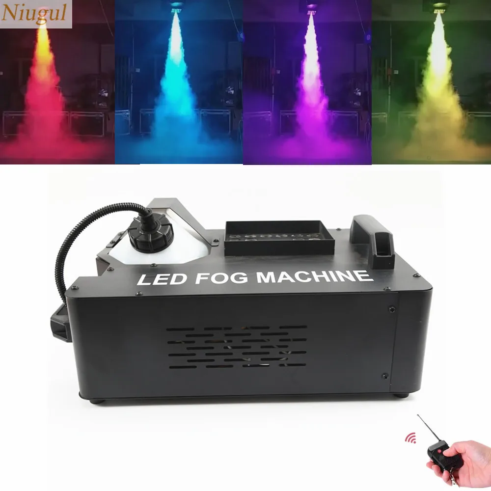 

1500W Vertical Fogger, DMX512 Smoke Machine With RGB 3IN1 LED Lights, Professional Stage Machine DJ/Bar/Disco Party Fog Machine