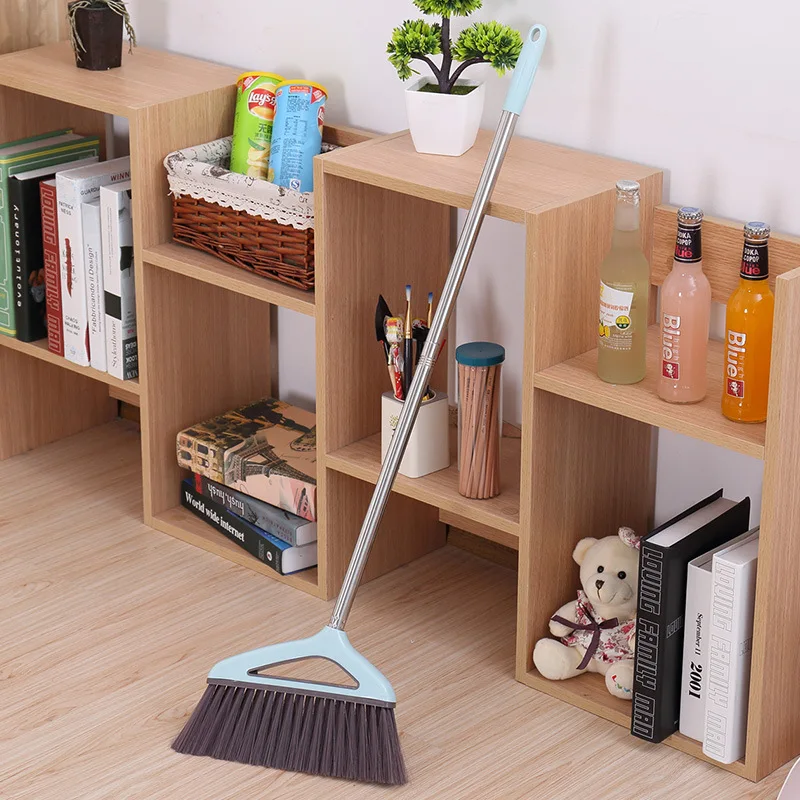 Broom Dustpan Suit Foldable Household Cleaning Tools Plastic PP Broom Combination Family Soft Hair Clean Dustless Helper Tools