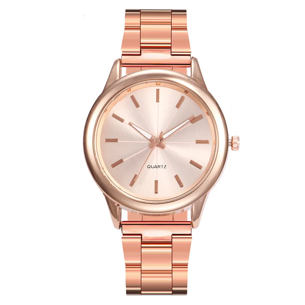 Montre de luxe à quartz en acier inoxydable pour dames, montre sans fil rapide, horloge décontractée, montres-bracelets simples et luxueuses, nouvelle mode