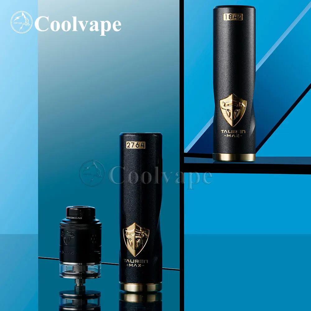 Coolvape Originele Tauren Max Hybrid Mech Mod 18650/20700/21700 Batterij 26Mm Vaporizer Vape Mechanische Mod