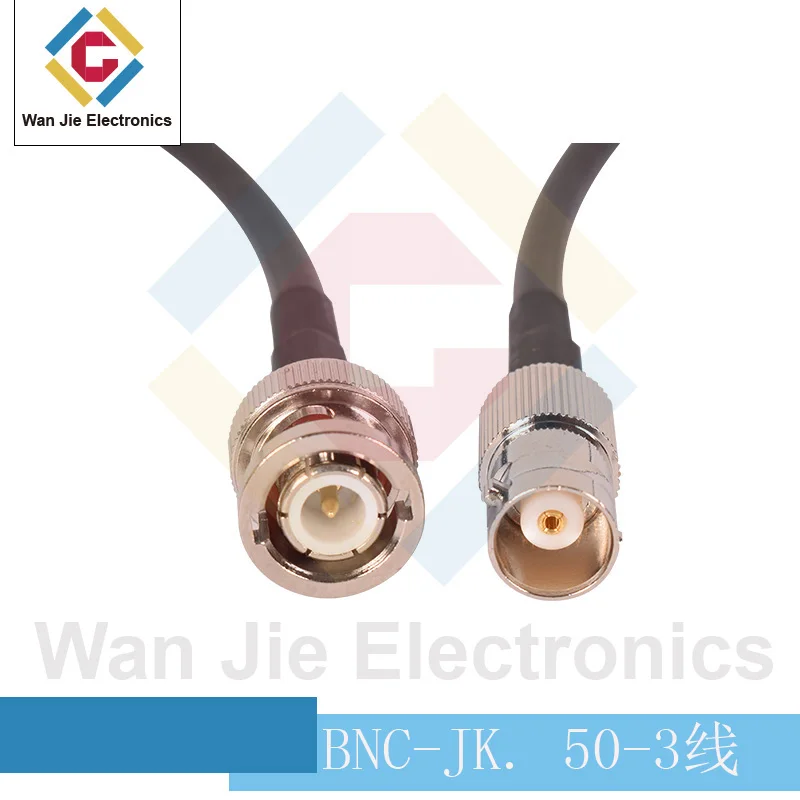 All copper bnc-jk RF connection jumper BNC / Q9 to Q9 / BNC bus 50-3 128 braided shielded cable