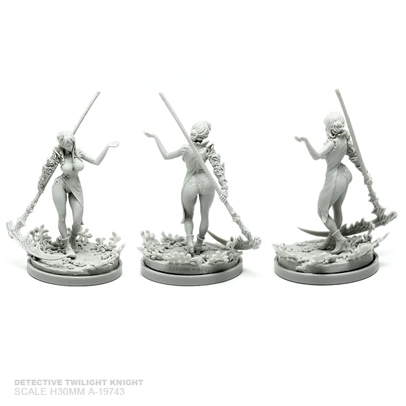 30MM Resin Kits  kingdomdeath  Goddess series Cleric Death  self-assembled A-19742