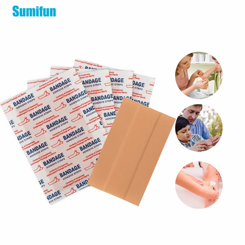 1pcs Large Breathable Medical Adhesive Wound Dressing Band Aid Bandage Outdoor Wound First Aid Wound Stickers Skin Care  6x10cm