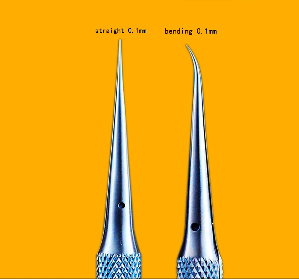 1 Chiếc Hợp Kim Titan Nhíp Dụng Cụ 0.15Mm Edge Độ Chính Xác Vân Tay Nhíp