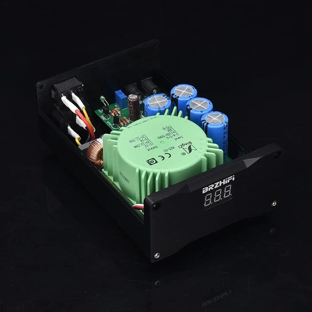 BRZHIFI linear power supply, dual low-noise DC DC stabilized voltage, 5V 9V  12V 15V 24V dual output fever power supply - AliExpress 13