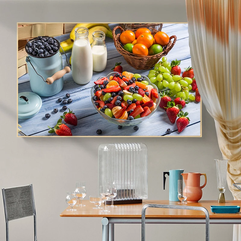 

Fruit and Vegetable Kitchen Food Canvas Painting Cuadros Scandinavian Posters and Prints Wall Art Picture Living Room Home Decor