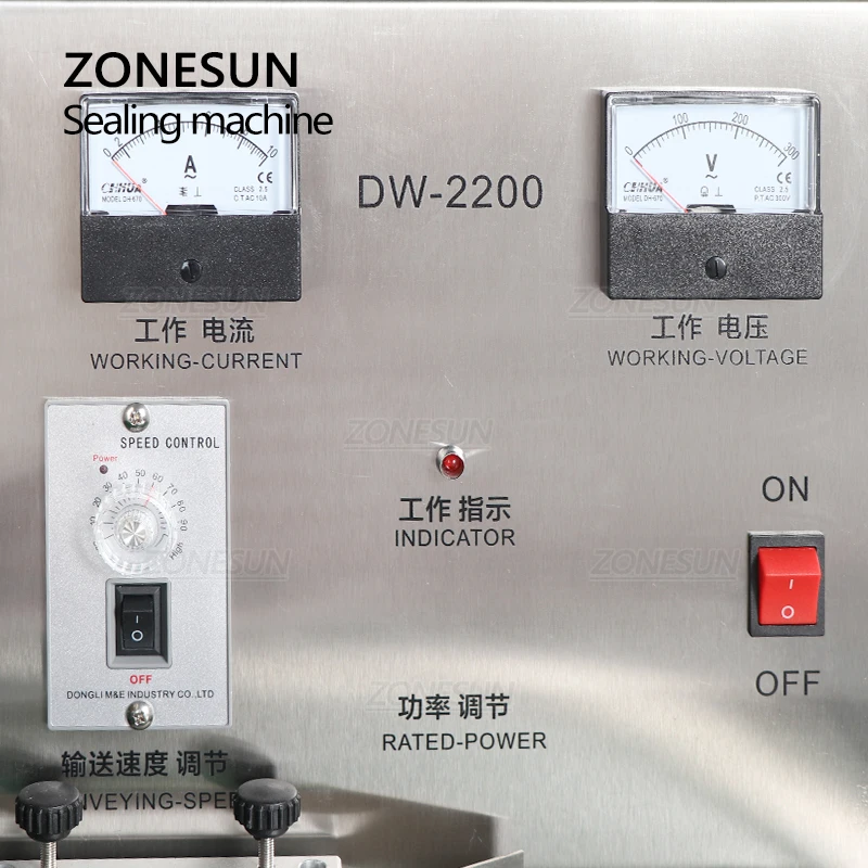 ZONESUN ZS-FK2200 automatico Sharp bocca bottiglie Alimunum foglio di tenuta macchina
