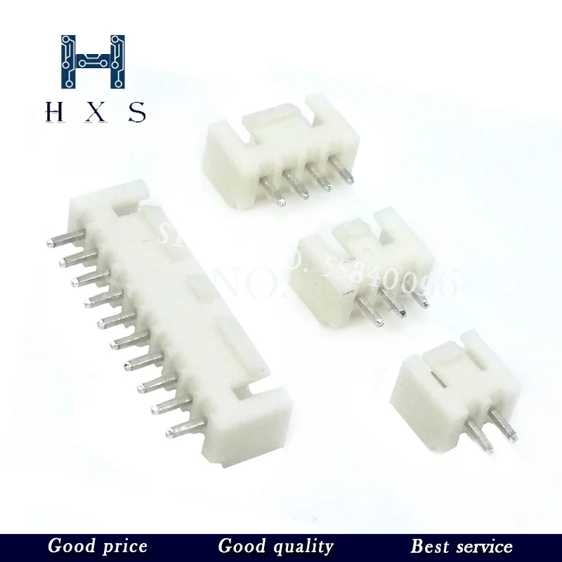 5Sets JST XH2.54  Wire Cable Connector 2.54mm 2/3/4/5/6/7/8/9/10/11/12 Pin Pitch Male Female Plug Socket 20cm Wire Length 26AWG