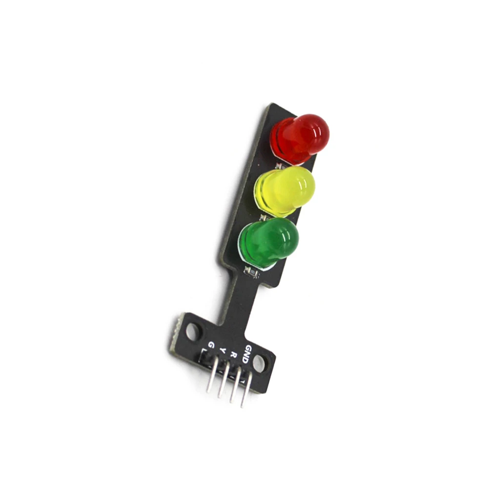 Mini 5V Traffic Light LED Display Module for Arduino Red Yellow Green 5mm LED RGB -Traffic Light for Traffic Light System Model