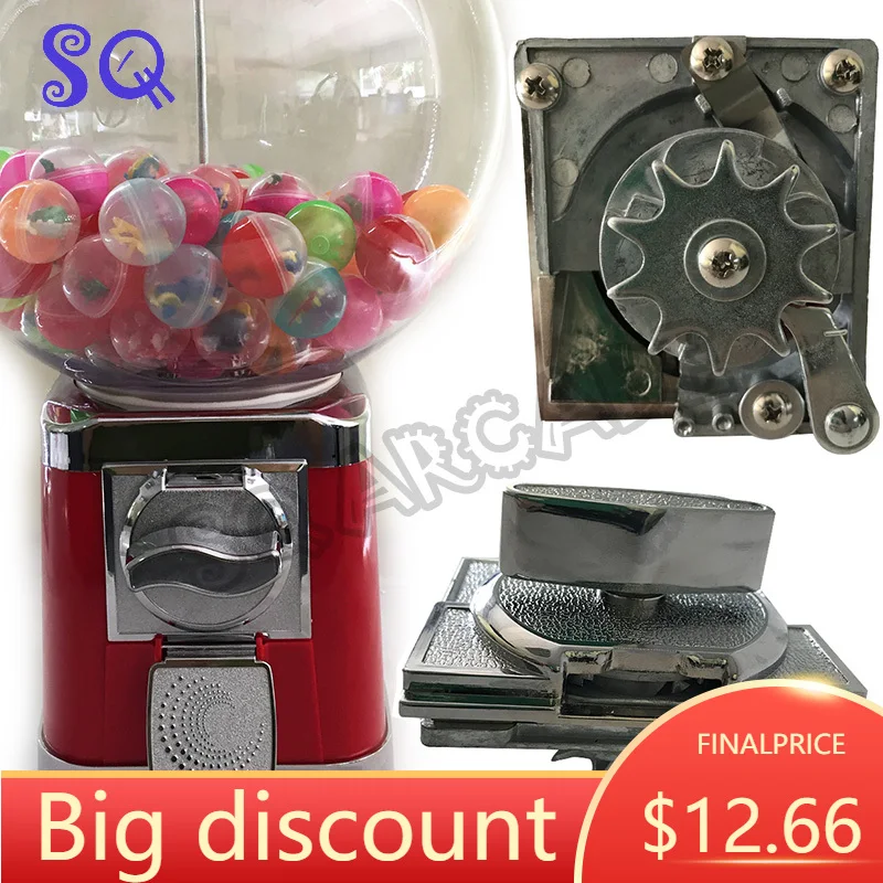 Gashapon Coin Acceptor   All metal Mechanical Mechanism Selector for Capsule Toy Vending Machine