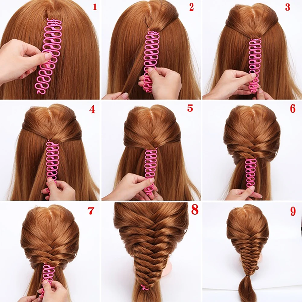 1Pc profesjonalne DIY kobiety narzędzie do zaplatania włosów dziewczyny modne magiczne włosy splot artefakt Twist akcesoria do stylizacji