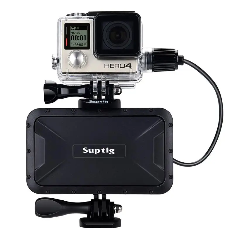 Suptig 7800mAh Waterproof Power Bank Battery Charger Waterproof Case For GoPro Hero 12110/9/8/7/5/4/3 Action Camera Charging Box