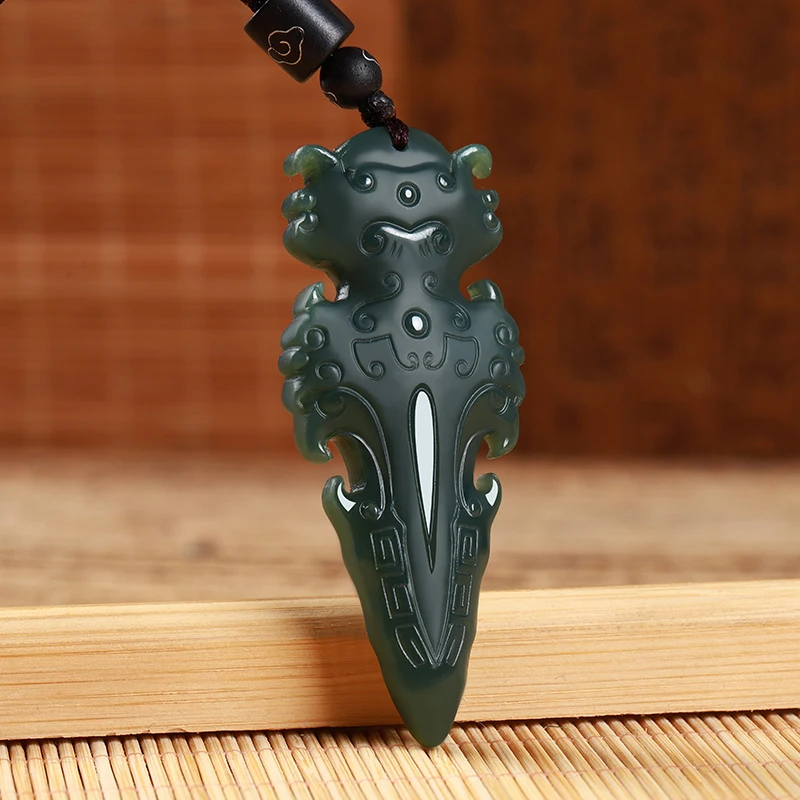 

Authentic Hetian Jade Jade Pendant Jade Pendant Xinjiang Sapphire Vajra Jade Pendant Men’s and Women’s Jade Jade Pendant