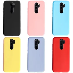 For Xiaomi Redmi Note 8 Pro Case Candy Color Soft Silicone Cover Case For Xiaomi Redmi Note 8 Pro Coque Redmi Note 8 Pro 6.53