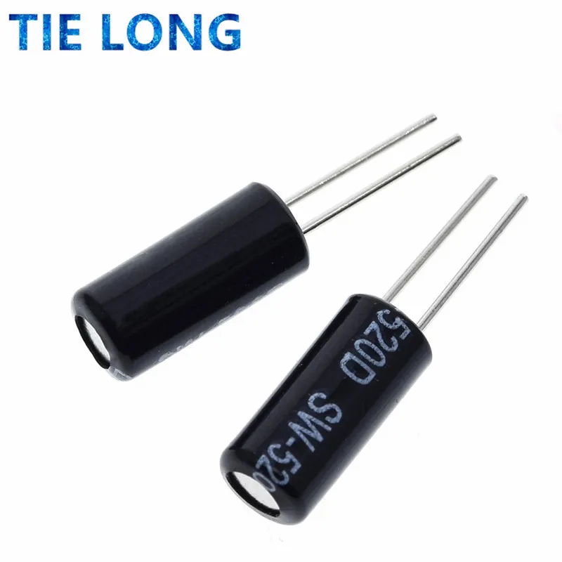 10pcs SW-520D Highly Sensitive SW-520D Metal Ball Angle Tilt Shaking Switch Vibration switch For arduino