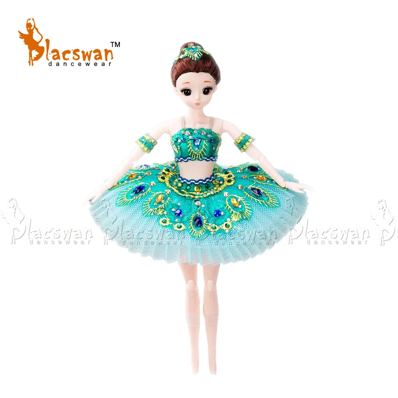 

Kids Ballerina Doll Gulnara from Le Corsaire Medora in Professional Ballet Stage Costume 12 inches Rotating Doll Girls Gift AC24