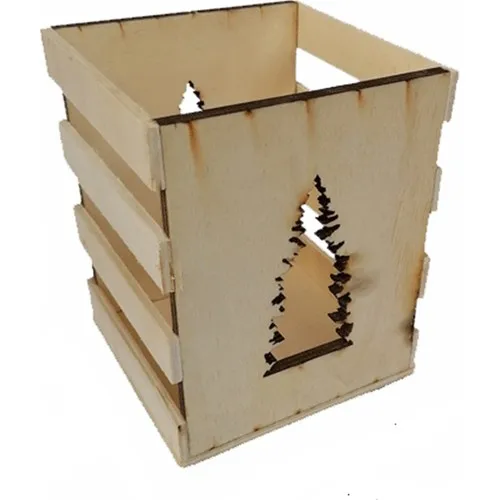 Baykon Pine Tree Candle Holder 14 X11 cm