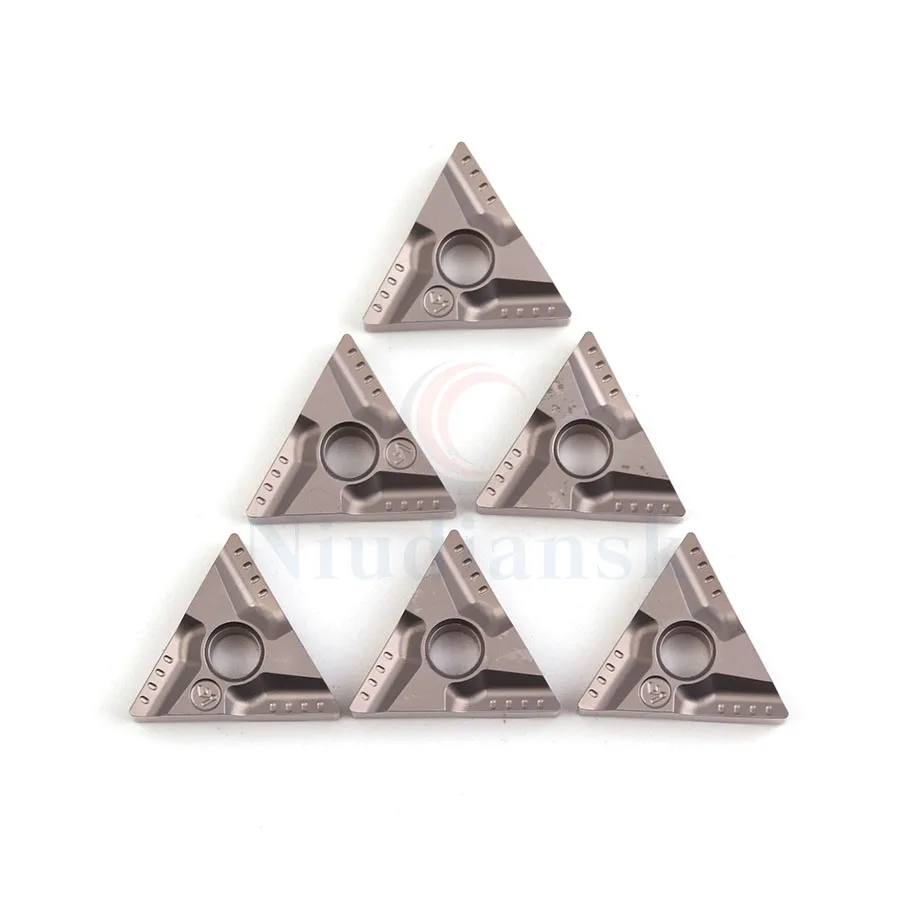 10PCS TNMG160404R-VF TNMG160408R-VF TNMG160404L-VF TNMG160408L-VF LF90 inserti in metallo duro CNC tornio utensili di tornitura cermet inserti