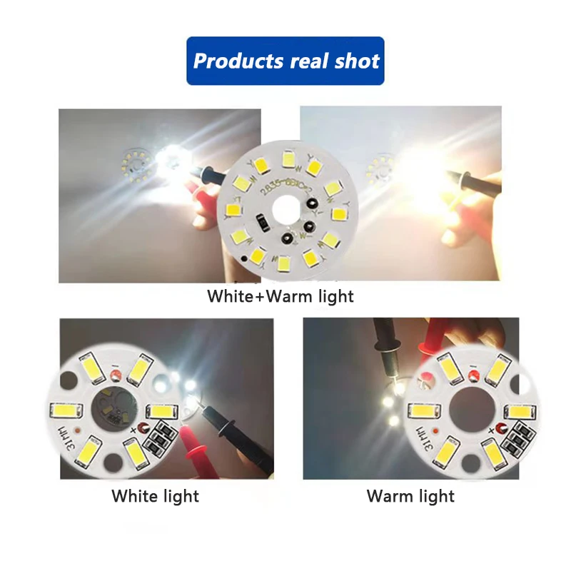 1pcs low-voltage USB Connection DC5V 3W LED  2835 5730 Lamp Beads White/Red/Blue/Green and Two-color  With Diameter 32mm.