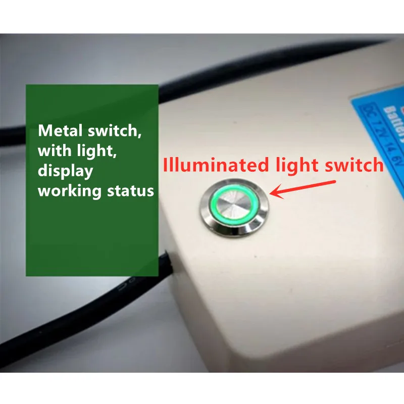 12V automatic trigger battery spot welding machine 3 gears adjustable PCB JM5526 working status indicator anti-explosion tube