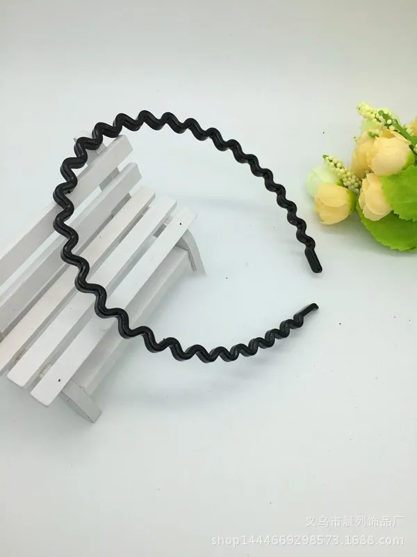 1 pz 2022 moda onda uomo donna unisex nero capelli ondulati testa cerchio fascia sportiva fascia per capelli accessori per capelli