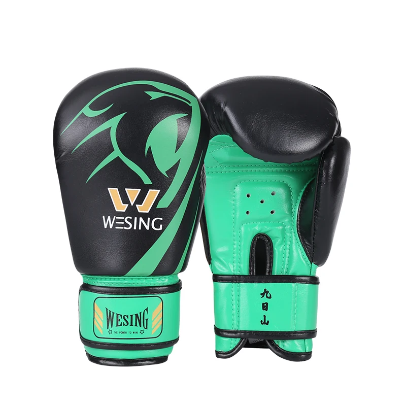 Wesing 6oz Kids Boxing Gloves Leather Children Training Gloves