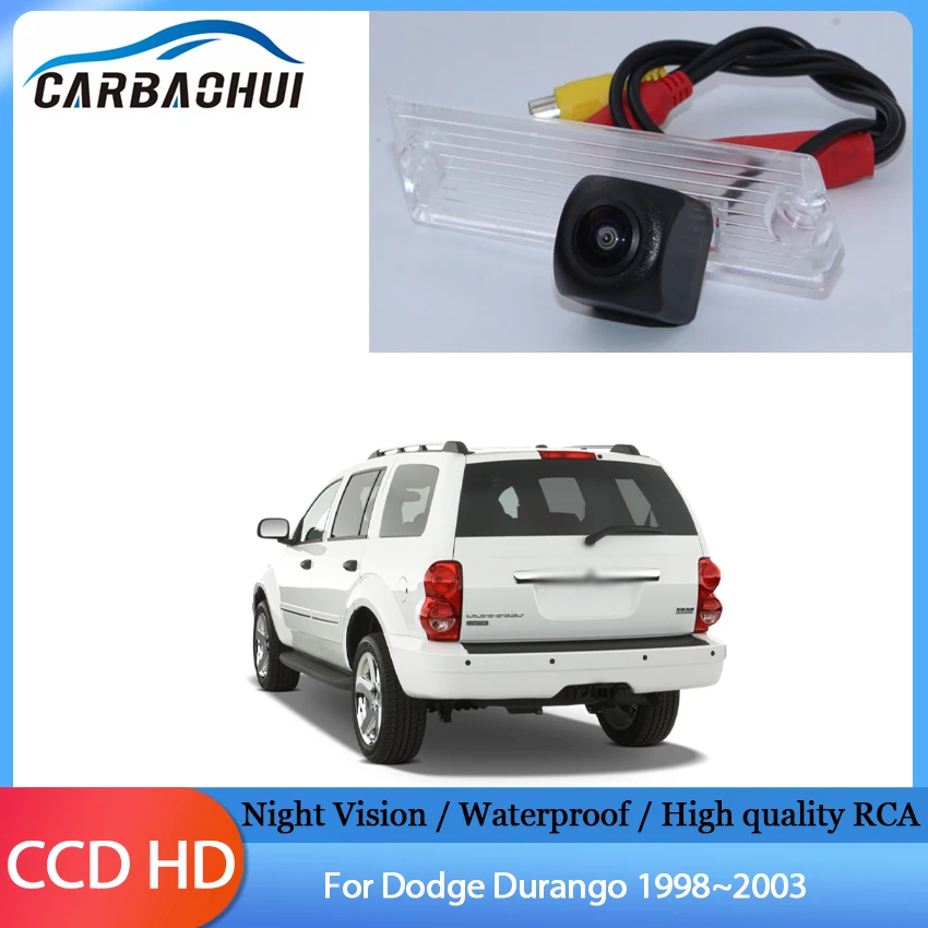 HD Car Rear View Camera Fisheye Backup Parking Camera Night Vision Waterproof For Dodge Durango 1998 1999 2000 2001 2002 2003