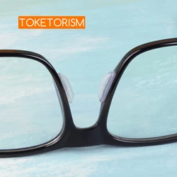 Toketorism Anti Slip Soft Silicone Nose Pads for Glasses Sunglasses 10 Pieces in One Pack